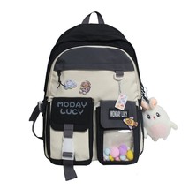 En like backpack for teenage girl kawaii travel rucksack waterproof nylon simple school thumb200