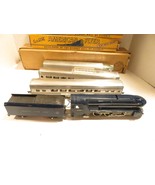 AMERICAN FLYER POST-WAR 350 ROYAL BLUE PASSENGER SET- BOXED- SET BOX- VG... - $450.36 CAD