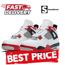 Sneakers Jumpman Basketball 4, 4s - Fire Red (SneakStreet) - $89.00
