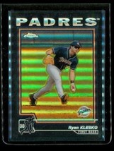 2004 Topps Chrome Black Refractor Baseball Card #54 Ryan Klesko San Diego Padres - £13.41 GBP