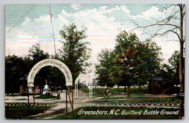 Greensboro NC Guilford Battle Ground At Railroad Tracks c1905 Postcard H43 - $9.95