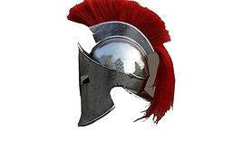 Viking Roman King Leonidas Spartan Helmet 300 Movie with Red Plum X-MAS GIFT - £52.69 GBP
