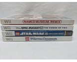 *AS IS For Repair* Lot Of (4) Nintendo Wii Games Epic Mickey 2 Namco Mus... - $22.27