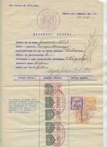 1913-14 Mexico Mining Tax Document Juarez No 3 Gold Mine Sonora Revenue ... - £105.32 GBP