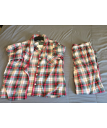 Lauren Ralph Lauren Women&#39;s 2-Pc. Fleece Pajamas Set, Plaid, Size XL NWT - $742.39 MXN