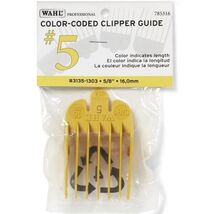 WAHL Color Coded Clipper Guide #5 Yellow 5/8" #3135-1303 - $7.99