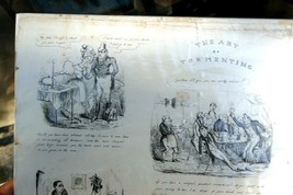 The ART of TORMENTING No 2 HENRY HEATH CARICATURE PRINT  1840 Victorian - $56.06