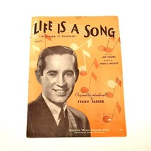 Life Is A Song 1935 Vintage Sheet Music Joe Young Fred Ahlert MGM Corp - £11.21 GBP