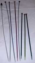 LOT Knitting NEEDLES Pins Perl Inox Boye Aluminum Various Sizes Crochet Tric USA - £8.59 GBP