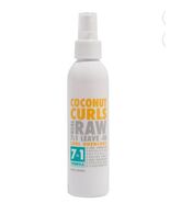 Real Raw Coconut Curls Leave In Curl Quencher 7-In-1 Spray Bottle 6 Fl Oz - $39.00