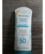 Aveeno Positively Mineral  Sunscreen With Broad Spectrum SPF 50 3 fl oz - £23.37 GBP