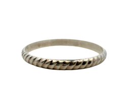 Vintage Sterling Silver 925 IBB Turkey Twisted Rope Like Etched Bangle B... - $47.52