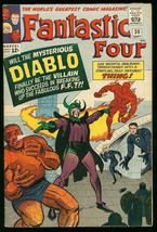Fantastic Four # 30...VG+  4.5 grade....1964 comic book--1 st Diablo--bg - £47.50 GBP