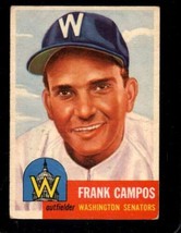 1953 Topps #51 Frank Campos Good+ Senators Dp *X65776 - $3.68