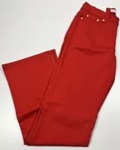 Paco Jeans with Attitude Women&#39;s Size 7 Stretch Cotton Spandex Blend Red... - $8.95