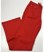 Paco Jeans with Attitude Women&#39;s Size 7 Stretch Cotton Spandex Blend Red... - £7.07 GBP
