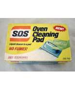 SOS Oven Cleaning Pad Sealed NOS One Pad Vintage 1983 New in Box Prop Vi... - $14.99