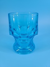 Vintage Anchor Hocking Capri Blue Honeycomb Georgian Tumbler Juice Water... - $10.00