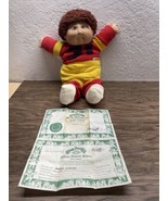 Vintage 1984 Coleco Cabbage Patch Kids Baby Boy Doll Brown Hair Eyes KG JD - $19.79