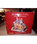 Sugarplum Valley BiKe Wagon Shop Limited Edition Deluxe Lighted House w/... - £39.65 GBP