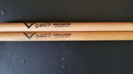 RED HOT CHILI PEPPERS / CHAD SMITH - OLD &quot;CHAD&#39;S&quot; VATER SET OF DRUM STICKS - $43.00