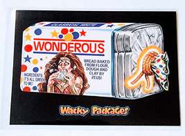 2017 Wacky Packages 50th Anniversary Wonderous Bread Sticker Trading Card MCSC1 - £1.96 GBP