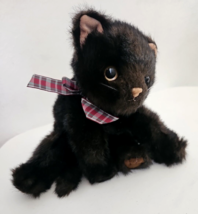 2002 TY Classics 10&quot; Purrecious Black Kitty Cat Plush Stuffed Animal Pla... - £12.12 GBP