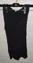 Womens Medium Jockey For Her Black Tank Top Shirt 100% Cotton USA MAde - $133.06 MXN