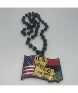 Mardi Gras Beads Necklace Authentic New Orleans Zulu 2024 Rare - £12.63 GBP