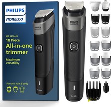 The 18-Piece Philips Norelco Multigroom Series 5000 Trimmer For Men&#39;S Be... - $51.92