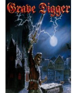 GRAVE DIGGER Excalibur FLAG CLOTH POSTER BANNER Thrash Metal CD - £14.95 GBP