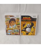 Nintendo Wii Video Games Lot Of 2 DreamWorks Kung Fu Panda Nick Jr. GO D... - £14.00 GBP