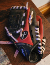 Rawlings Childs Players Series PL85SB 8 1/2 Inch Baseball Glove Red Black White - £7.85 GBP