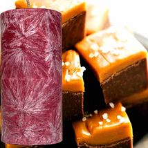 Chocolate Caramel Fudge Scented Palm Wax Pillar Candle - £19.75 GBP+