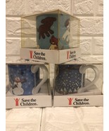 Vintage Lot Of 3 Save the Children By Centrum Coffee Mug Cups  New Old S... - $36.28 CAD