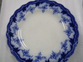 Antique Flow Blue 9&quot; Plate Grindley Somerset Pattern [Bp48] - £51.74 GBP