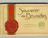 Souvenir de Bruxelles 20 Postcards in Booklet by Albert 1920&#39;s - $17.80