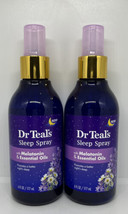 2x Dr Teal&#39;s Sleep Spray with Melatonin &amp; Essential Oils 6 oz Lavender Oil - £31.02 GBP