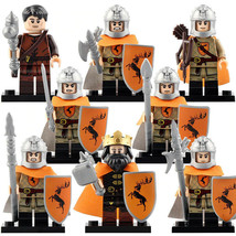 8pcs/set House Baratheon Game of Thrones King Robert Gendry Soldiers Minifigures - £13.42 GBP