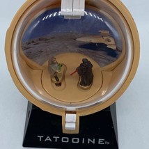 WORKING Star Wars Tatooine Planet Globe Darth Maul Qui-Gon Jinn Desert D... - £3.88 GBP