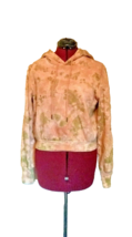 AFRM Hoodie Blush Olive Women Cropped Size Small  Tie Dye - $25.95