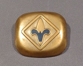 Vintage BSA WEBELOS Scout Bolo Tie Handkerchief NECKERCHIEF Brass Slide - £11.02 GBP