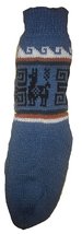 Fair Trade Unisex Bolivian Soft Alpaca Woollen Wool Socks SIZE 4-9 for Man or Wo - £16.29 GBP
