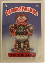 Garbage Pail Kids Series Two (1985) - 80a tattoo LOU (Very Good) SKU033 - $412.22 MXN