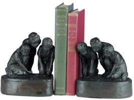 Bookends Bookend TRADITIONAL Lodge Marble Kids By Mantik Resin Hand-Cast - £181.59 GBP