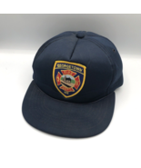 Vintage Georgetown Maine Fire Department Snapback Blue Foam Adjustable H... - $470.04 MXN