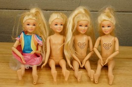 Toy Lot 4PC Just Play Glimma Girls JoJo Siwa Blonde 11&quot; Fashion Dolls - $19.79