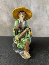 Rare Antique Skewan Chinese Mud Man Sculpture Figurine - £61.50 GBP