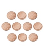 uxcell Wood Button Top Plugs 13/16 Inch Cherry Hardwood Furniture Plugs ... - £14.93 GBP