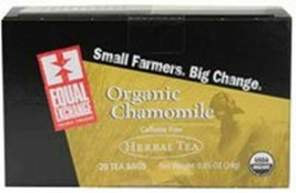 NEW Equal Exchange Organic Herbal Tea Chamomile 20 Tea Bags - £8.83 GBP